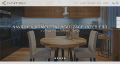 Desktop Screenshot of kintex.cz