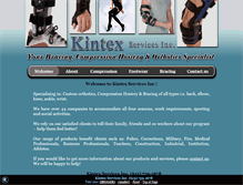 Tablet Screenshot of kintex.ca